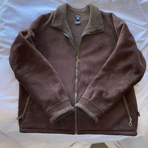 Kuhn men’s microshearling full zip jacket